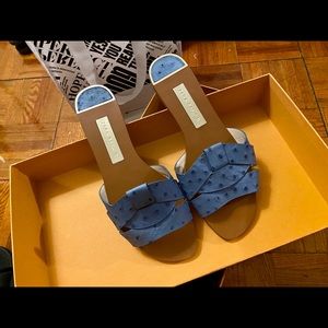 ZARA BLUE SLIPPERS